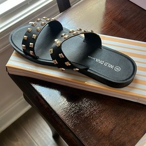 Wild diva studded sandals